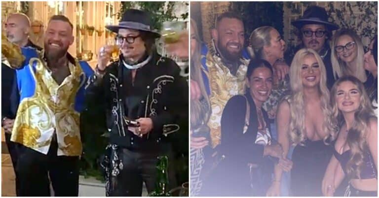 Conor McGregor Parties With Johnny Depp In Rome, Offers Him Glasses Of Proper No. Twelve