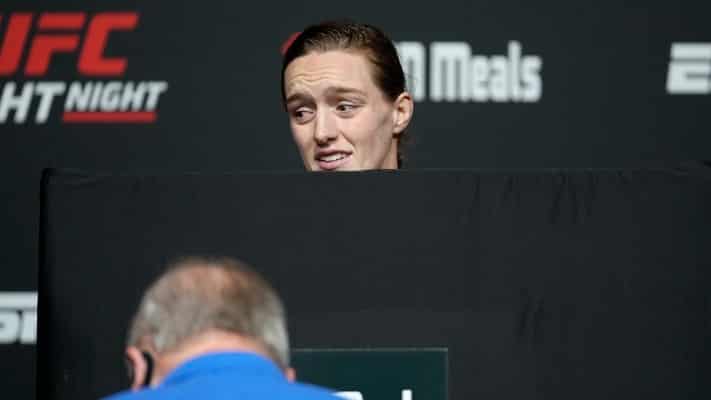 Aspen Ladd has Scary Weigh-In Ahead of UFC Vegas 38, Fight Cancelled