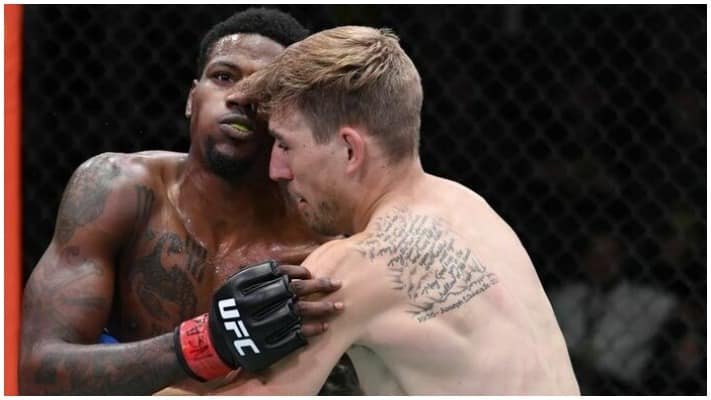 Kyle Daukaus Disagrees With No Contest Call At UFC Vegas 38 1 Kyle Daukaus