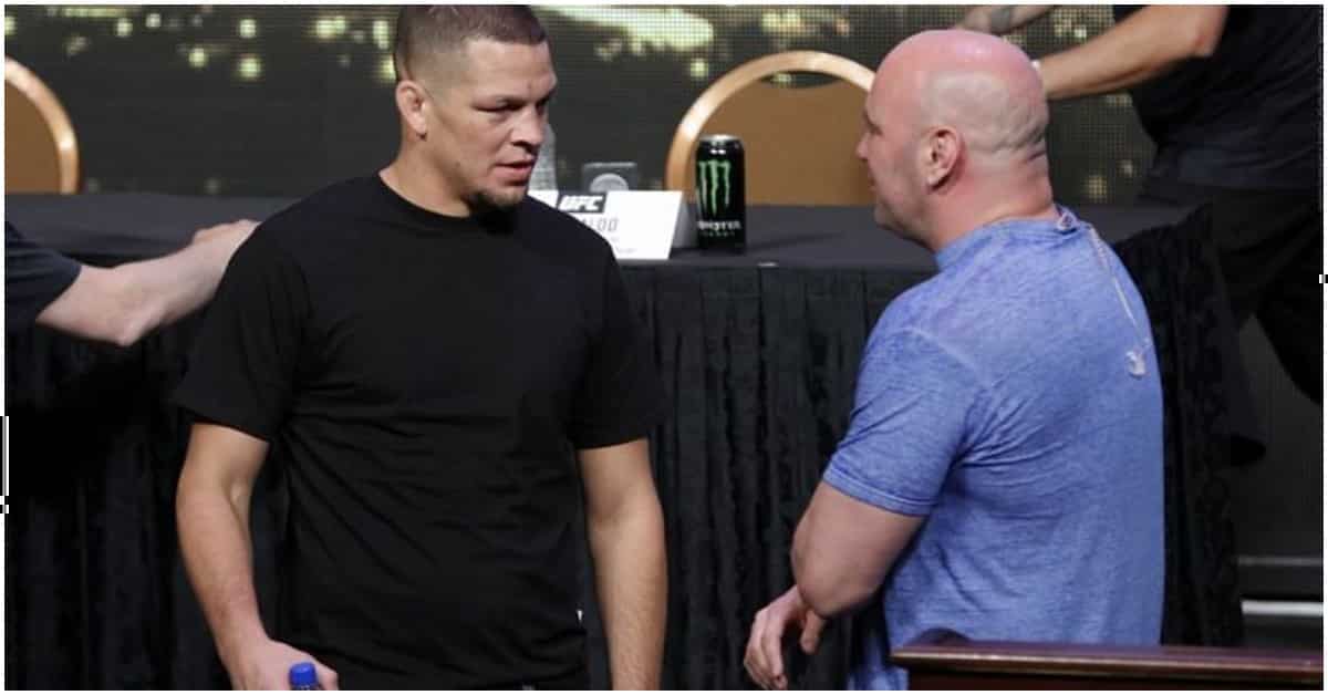 Dana White Is Working To Make The Final Fight On Nate Diaz’s Contract 1 Dana White