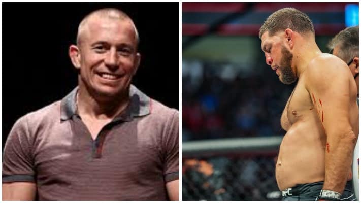 GSP Reflects On Nick Diaz’s ‘Rusty’ Performance At UFC 266