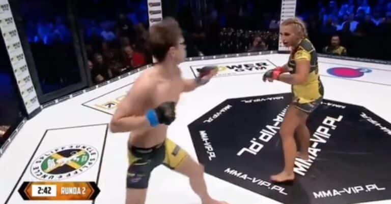 Intergender MMA Fight Takes Place At MMA-VIP 3 In Poland, Sparks Outrage