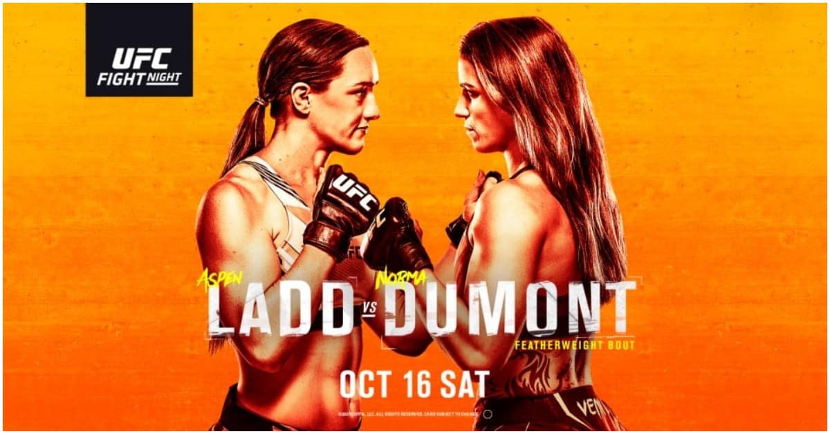 UFC Vegas 40 Results: Ladd vs. Dumont 1 UFC Vegas 40 Results