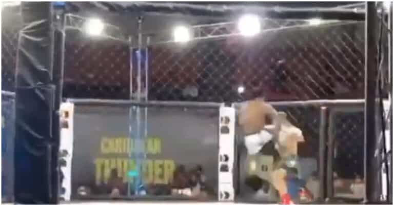 VIDEO | Jorge Masvidal Shares Video Of Regional Fighter Landing A Similar Flying Knee