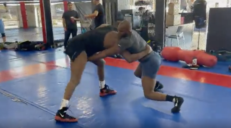 Video: Jon Jones Served ‘Humble Pie’ After Wrestling With Olympian J’den Cox