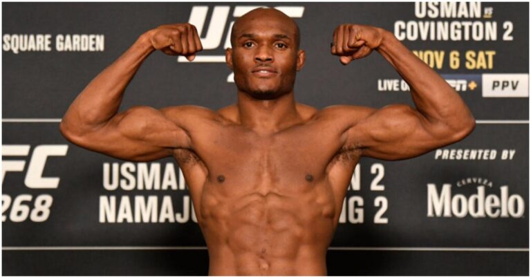 Kamaru Usman Broke His Hand Three Weeks Before UFC 268