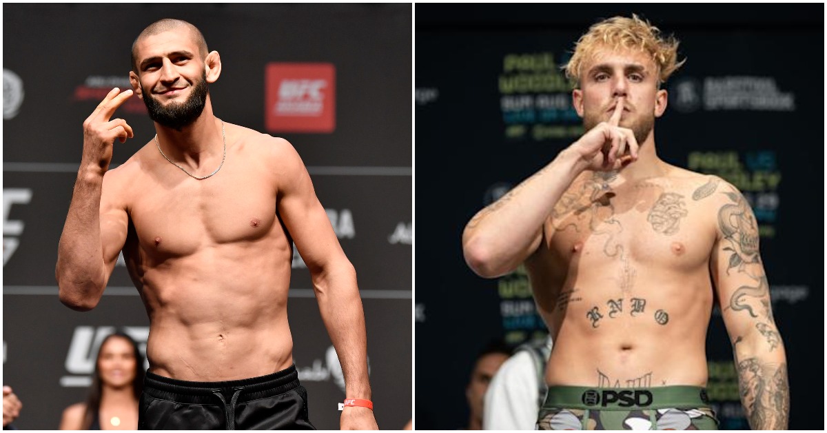 Khamzat Chimaev & Jake Paul Exchange Shots On Social Media 1 Khamzat Chimaev