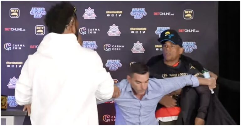 VIDEO | Lorenzo Hunt Takes Hector Lombard’s Belt At BKFC 22 Presser
