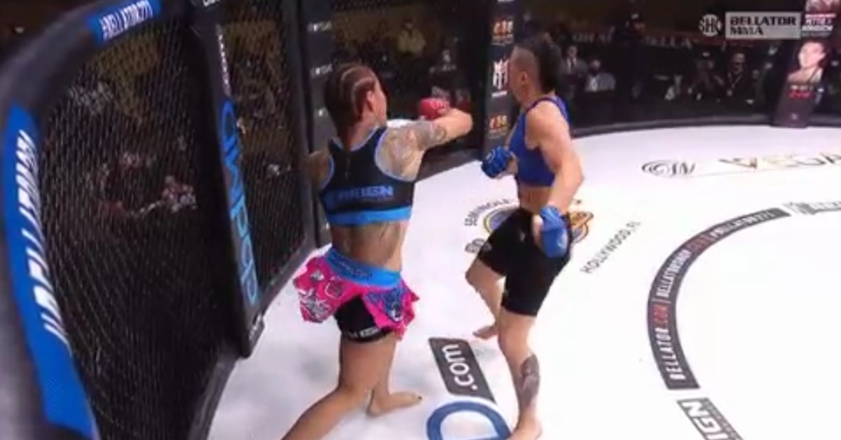Cris Cyborg Sleeps Sinead Kavanagh - Bellator 271 Highlight 1 Cris Cyborg