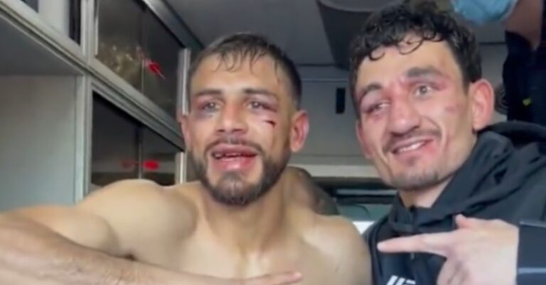 Max Holloway Shares Moment with Yair Rodriguez in Ambulance