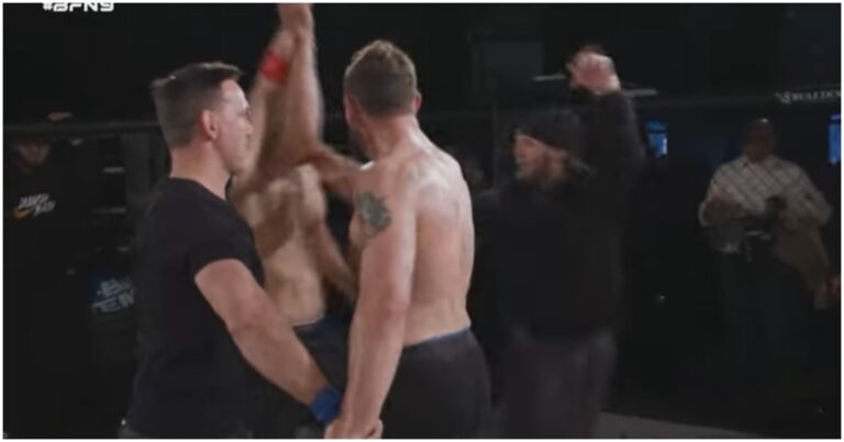 Khamzat Chimaev Fan Storms The Cage After Jack Hermansson Wrestling Match