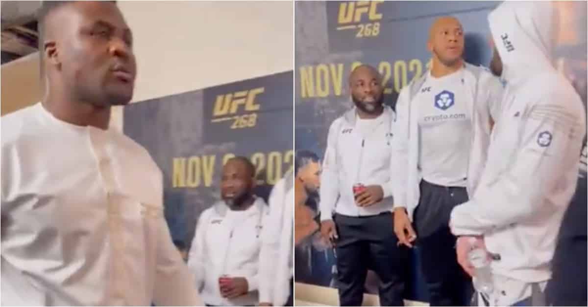 Ciryl Gane Unsure Why Francis Ngannou Snubbed Him, Ex-Team Backstage At UFC 268 1 Francis Ngannou