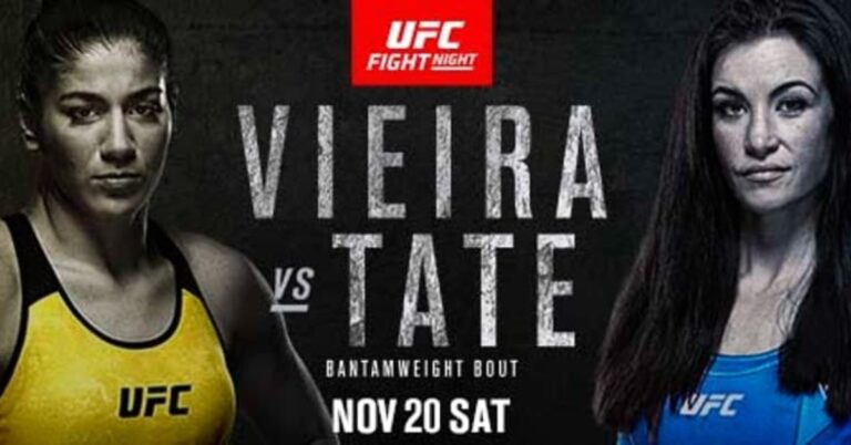 UFC Vegas 43 Results: Vieira vs. Tate