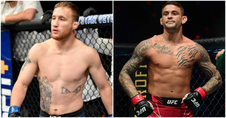 Justin Gaethje Sees Dustin Poirier Retiring  If He Wins Title