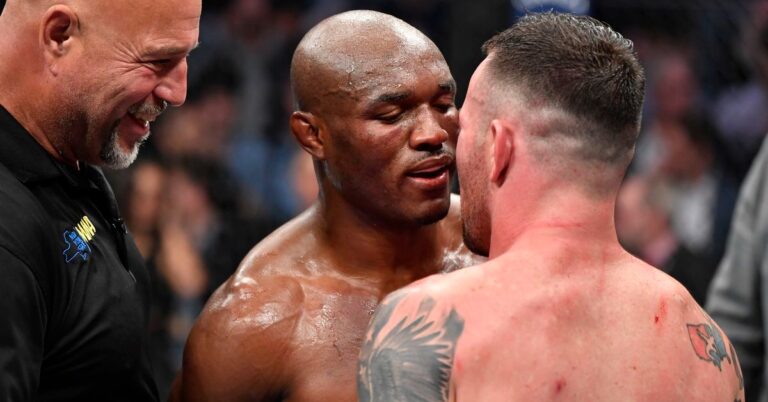 VIDEO | Colby Covington, Kamaru Usman Share Moment Following UFC 268: ‘It’s All Love, I’m Trying To Sell It’