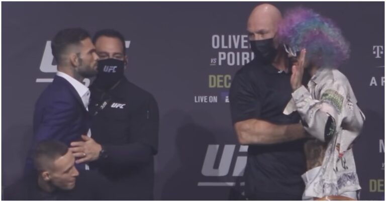 VIDEO | Cody Garbrandt & Sean O’Malley Separated At UFC 269 Presser