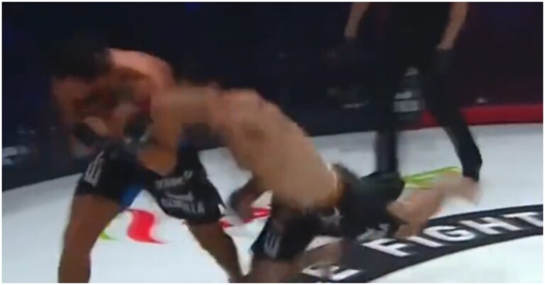 VIDEO| Mehdi Dakaev Knocks His Opponent Out With Diving Left Hook