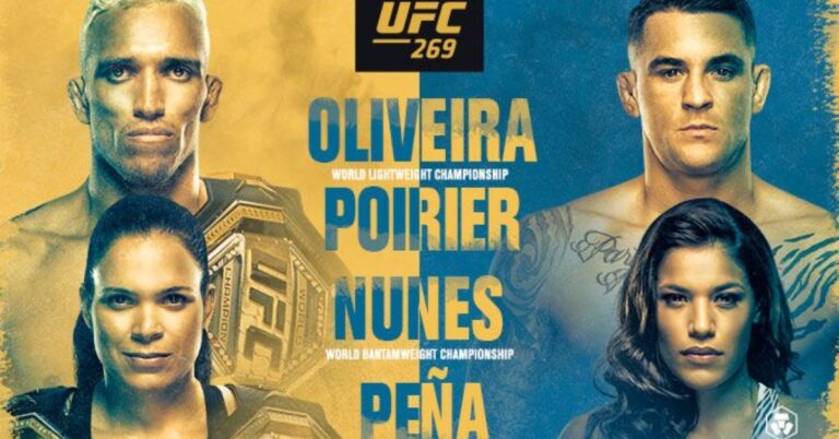 UFC 269 Results: Oliveira vs. Poirier