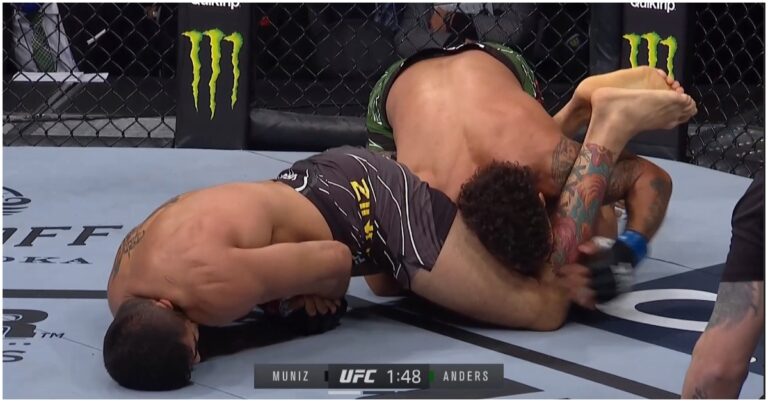 Andre Muniz Taps Eryk Anders In Round One – UFC 269 Highlights