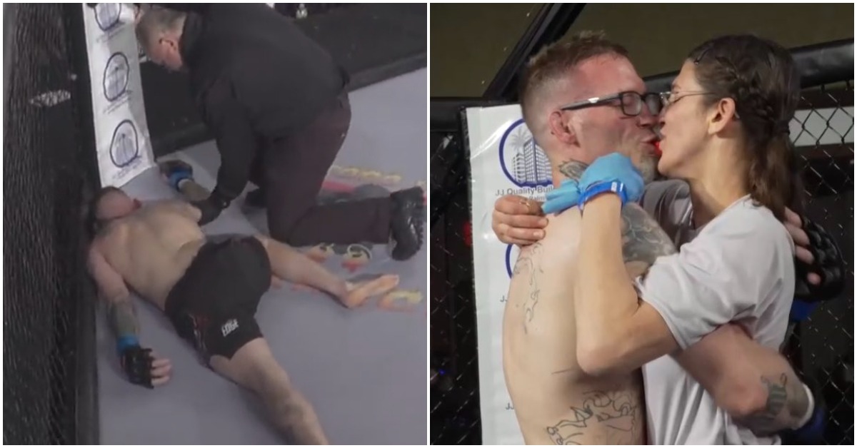 VIDEO | Chris Roman KO’d By Illegal Knee Before Proposing To Roxanne Modafferi 1 Chris Roman