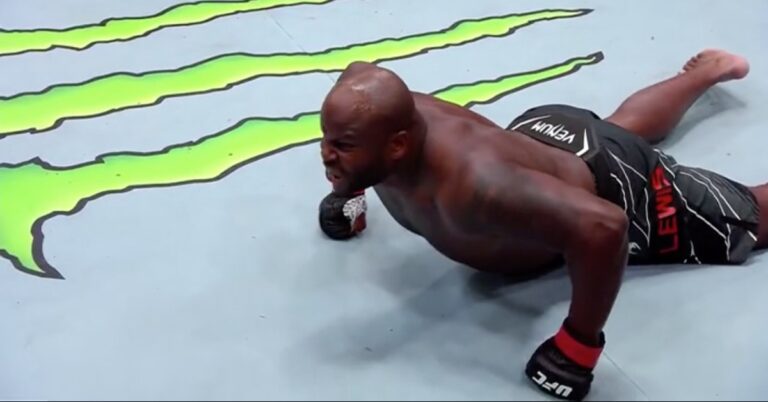 Derrick Lewis Swarms, Stops Chris Daukaus For First Round KO Win – UFC Vegas 45 Highlights