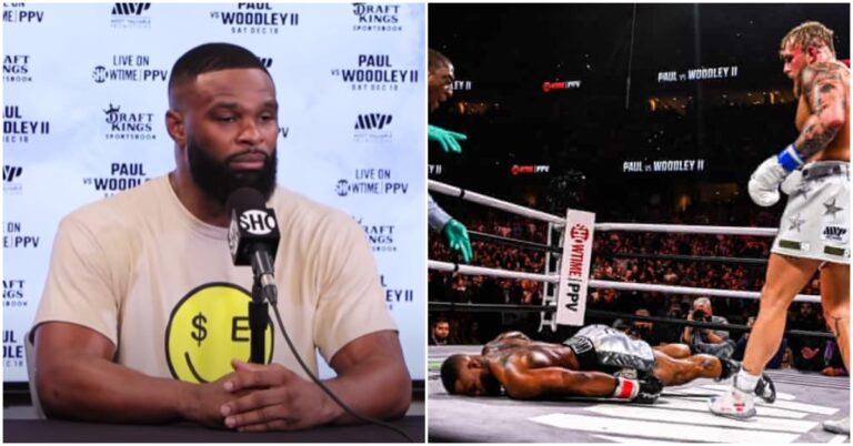 Tyron Woodley Reacts To Getting Knocked Out By Jake Paul