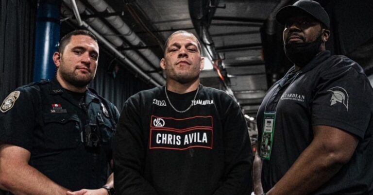 Nate Diaz Rips “Paul Sisters”, Poses With Security