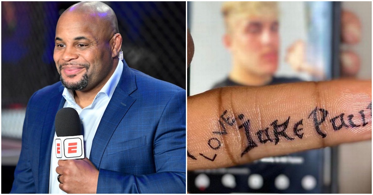 Daniel Cormier Admits Tyron Woodley Getting 'I Love Jake Paul' Tattoo Paid Off 1 Tyron Woodley