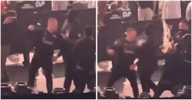 VIDEO | Nate Diaz Scares Fan With Fake Punch At Paul vs Woodley 2