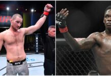Sean Strickland and Adesanya
