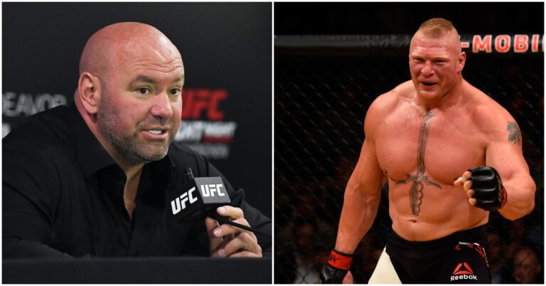 Dana White Says Brock Lesnar Was Tested By USADA Before Mark Hunt Fight