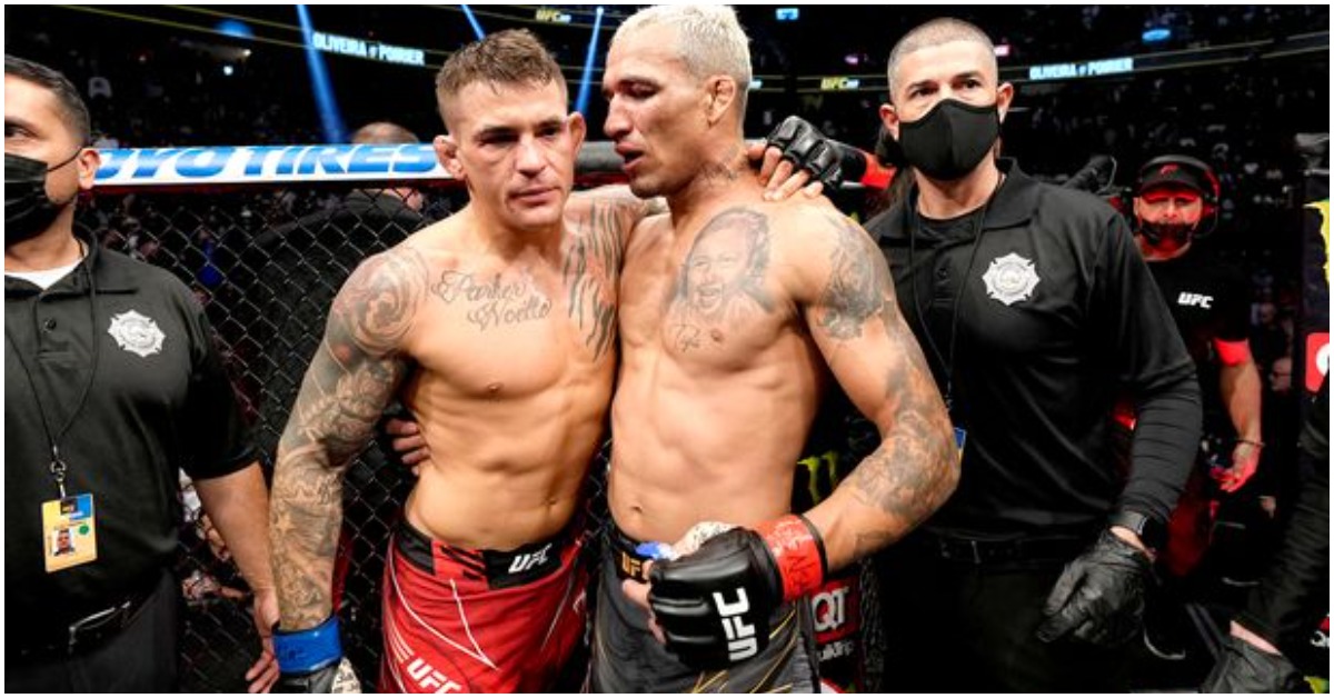 Dustin Poirier Promises To Honor $20K Charles Oliveira Charity Pledge 1 Dustin Poirier