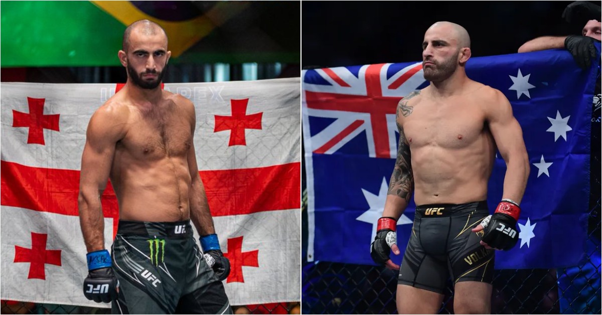 Giga Chikadze Issues Warning To Alexander Volkanovski: 'I'm Gonna Kick Your Midget Head' 1 Giga Chikadze