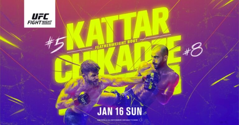 UFC Vegas 46 Results: Kattar vs. Chikadze