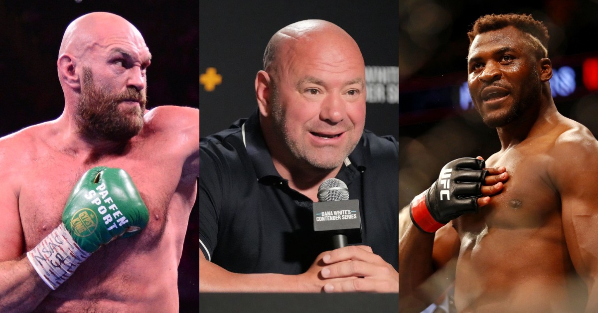 Dana White, Francis Ngannou, Tyson Fury