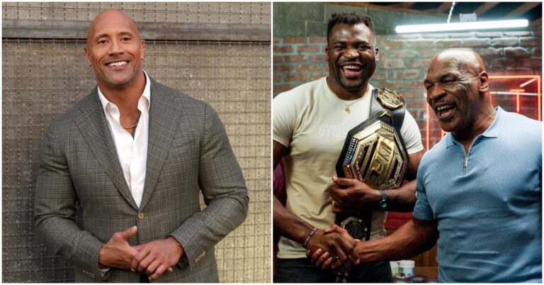 The Rock Compares Francis Ngannou To Mike Tyson Ahead Of UFC 270