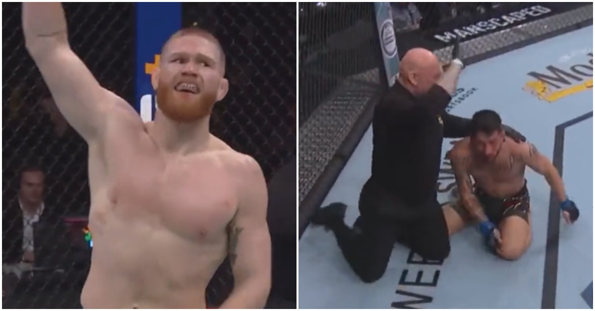 Matt Frevola TKOs Genaro Valdez Following Epic One Round Brawl - UFC 270 Highlights 1 Matt Frevola