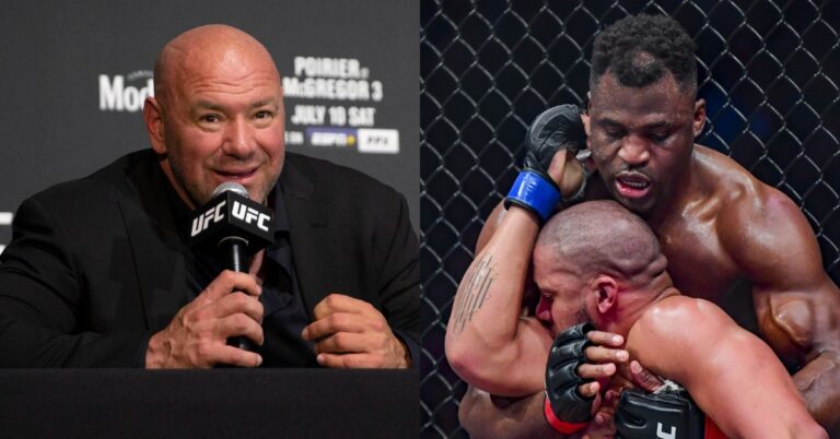 Dana White Praises Francis Ngannou’s “Genius” Grappling At UFC 270