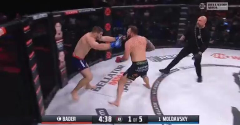 Ryan Bader Beats Valentin Moldavsky In Thriller – Bellator 273 Highlights