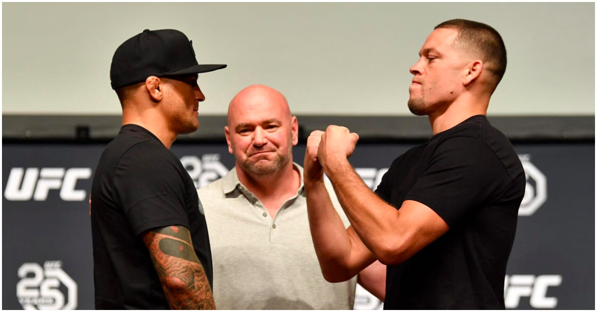 Dana White Weighs In On Nate Diaz vs. Dustin Poirier 1 Dana White
