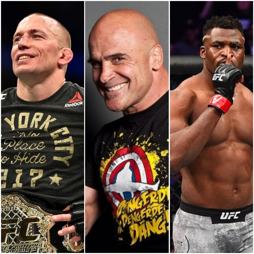georges st.pierre bas rutten francis ngannou