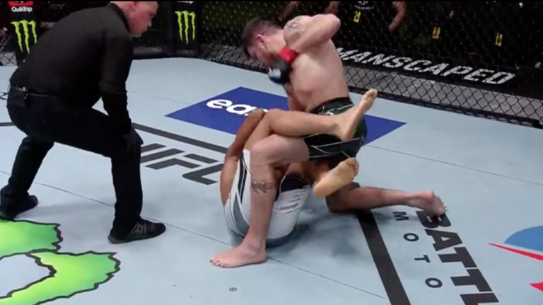 Jim Miller Stops Nikolas Motta With Brutal Ground Strikes – UFC Vegas 48 Highlights