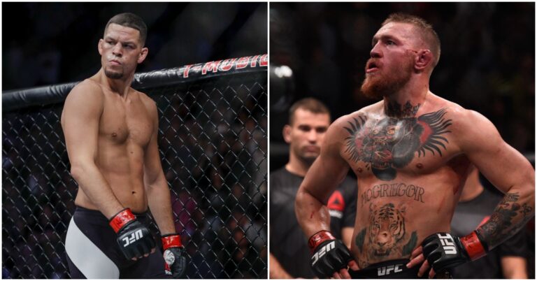 Nate Diaz Reacts To Dana White Talking Up Conor McGregor Trilogy Bout