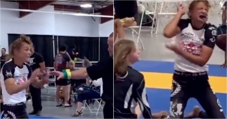 Older BJJ Practitioner Punches Younger Opponent, Complains About Armbar Following Defeat