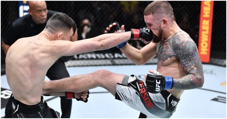 Julian Erosa Gets Decision Win After Bloody War With Steve Peterson – UFC Vegas 47 Highlights