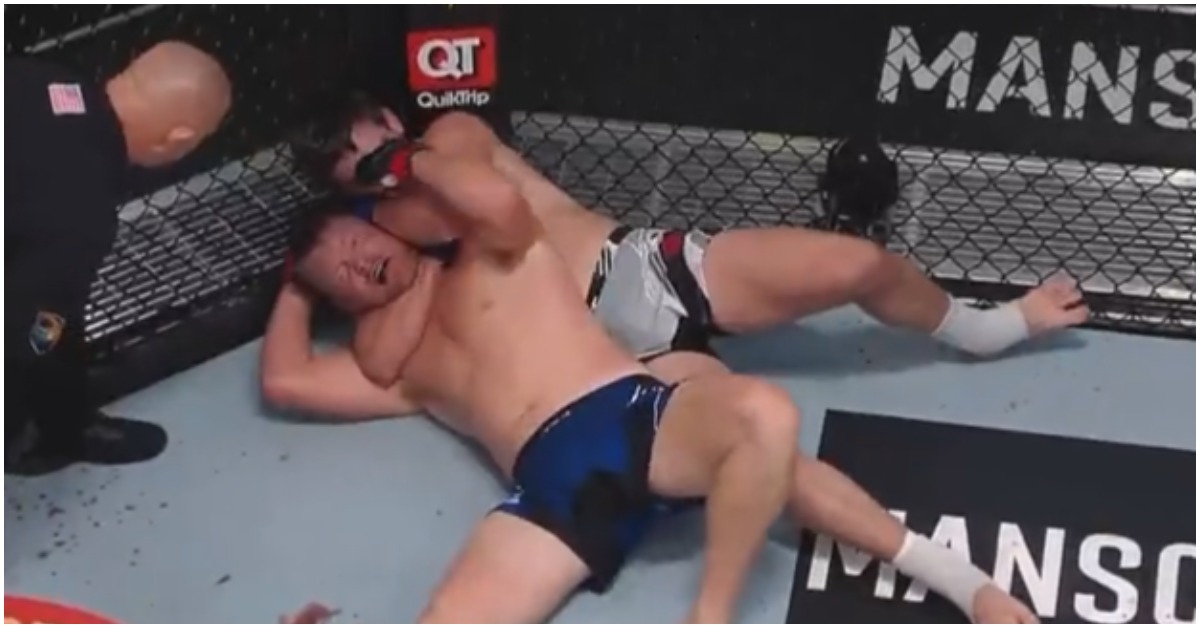 Brendan Allen Drops Then Chokes Out Sam Alvey - UFC Vegas 47 Highlights 1 Brendan Allen