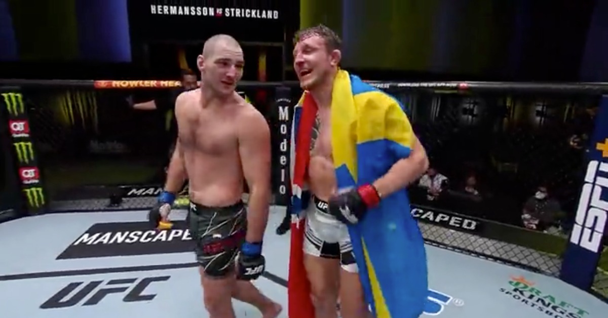 Sean Strickland Bests Jack Hermansson Over Five Rounds For Decision Win - UFC Vegas 47 Highlights 1 Sean Strickland