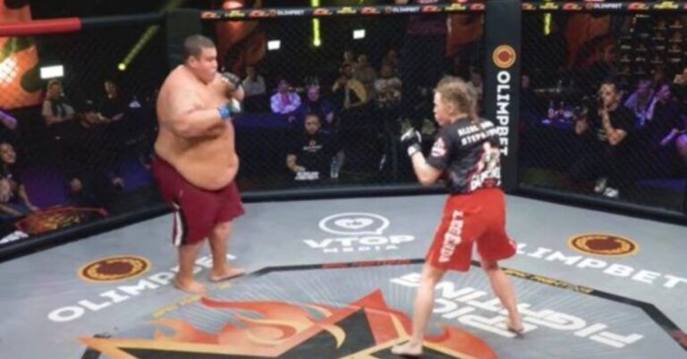 450lb Male Fights Strawweight Female In Intergender MMA Fight At Epic Fighting Championships