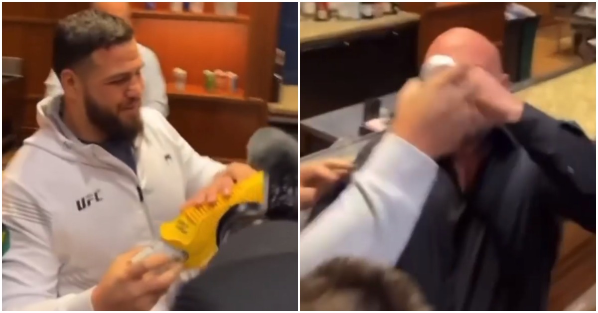 VIDEO | Dana White Does Shoey With Tai Tuivasa At UFC 271 1 Dana White