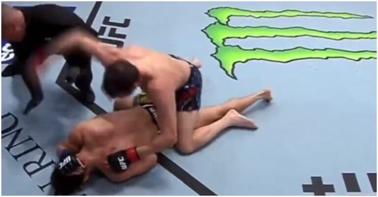 VIDEO | Referee Keith Peterson Takes A Punch At UFC Vegas 48